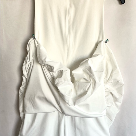 TCEC Sleeveless Knit-To-Woven Bubble Hem Fit-And-Flare Dress - Picture 5 of 9